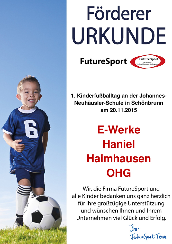 Sponsoring E-Werke Haniel
